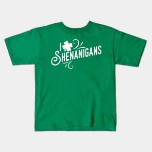 I Love Lucky Shenanigans Kids T-Shirt